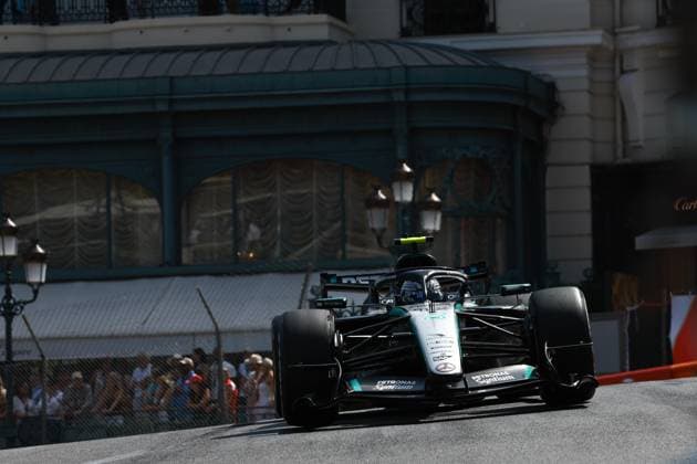 12 KIMI ANTONELLI Andrea ita , Mercedes AMG F1 Team W17, action Monte Carlo Monaco