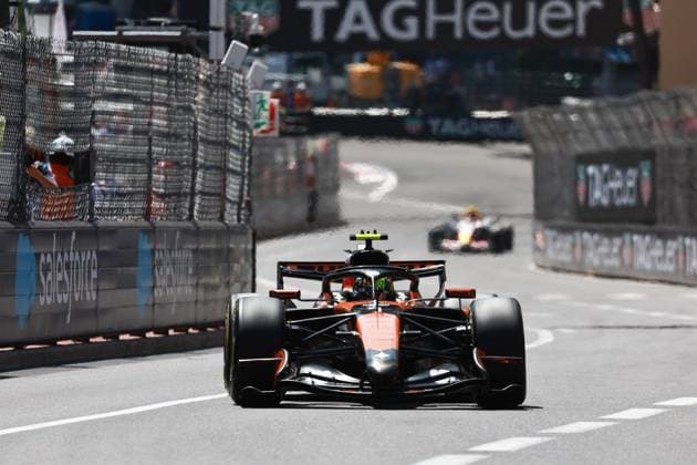 01 NORRIS Lando gbr , McLaren F1 Team MCL40, action Monte Carlo Monaco