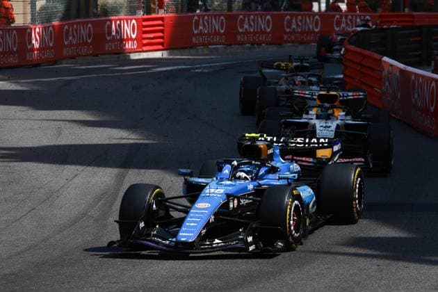 55 SAINZ Carlos spa , Williams Racing FW48, action Monte Carlo Monaco