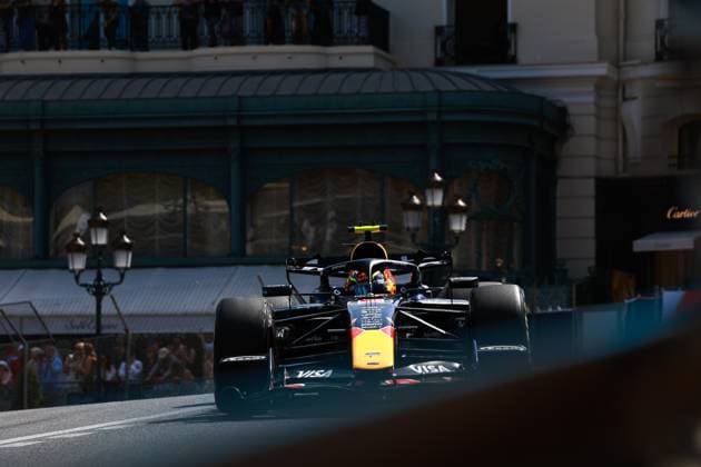 06 HADJAR Isack fra , Red Bull Racing Ford RB22, action Monte Carlo Monaco