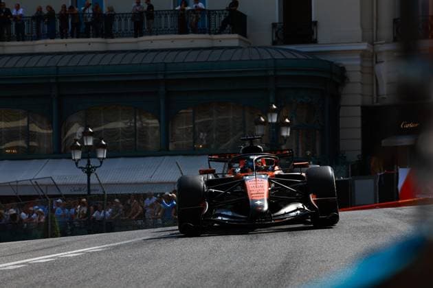 81 PIASTRI Oscar from , McLaren F1 Team MCL40, action Monte Carlo Monaco