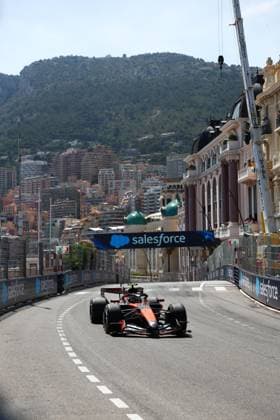 01 NORRIS Lando gbr , McLaren F1 Team MCL40, action Monte Carlo Monaco