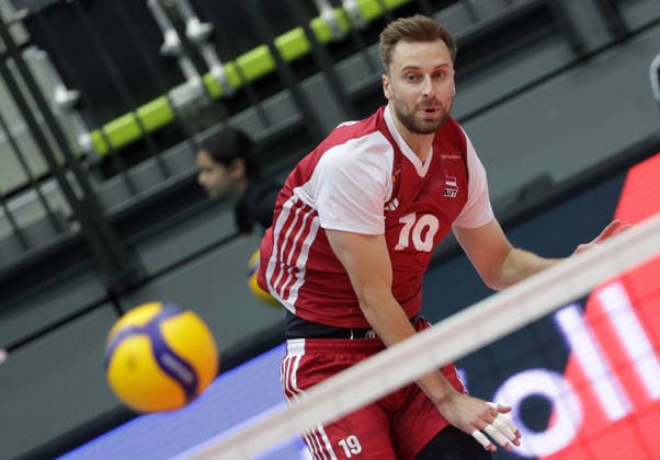 VOLLEYBALL - CEV EL, AUT vs MNE SCHWECHAT,AUSTRIA,07.JUN.26 - VOLLEYBALL - CEV European League, OEVV international match, Länderspiel, Nationalmannschaft Austria vs Montenegro. Image shows Paul Buchegger (AUT).  GEPAxpictures xWalterxLuger