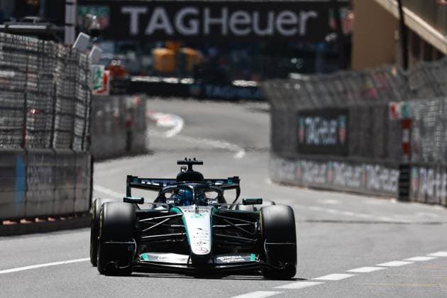 63 RUSSELL George gbr , Mercedes AMG F1 Team W17, action Monte Carlo Monaco