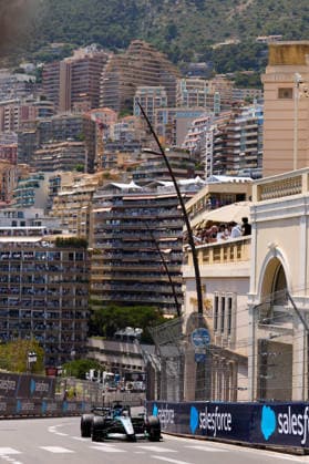 F1 Grand Prix of Monaco George Russell of Great Britain driving the (63) Mercedes-AMG PETRONAS Formula One Team W17 on track during the F1 Grand Prix of Monaco at Circuit de Monaco on June 7, 2026, in Monte-Carlo, Monaco. Monte-Carlo Circuit de Monaco Monte-Carlo Monaco RL_F1GPMCO_2K26_000614 Copyright: xRicardoxLarreinax