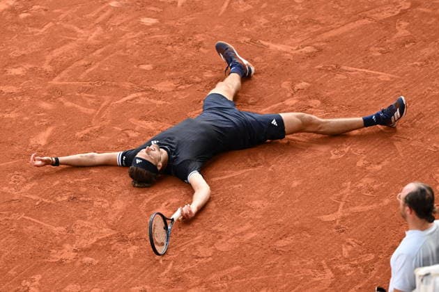 2026 French Open (Roland-Garros) - Men s singles final PARIS, FRANCE - JUNE 07: Germany s Alexander Zverev celebrates after defeating Italy s Flavio Cobolli to claim the title during the men s final singles match on day 15 of the French Open tennis tournament on Court Philippe-Chatrier at the Roland-Garros Complex in Paris on June 7, 2026. Burak Akbulut Anadolu Paris France. Editorial use only. Please get in touch for any other usage.  Copyright: x2026xAnadoluxBurakxAkbulutx