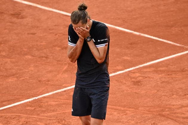 2026 French Open (Roland-Garros) - Men s singles final PARIS, FRANCE - JUNE 07: Germany s Alexander Zverev celebrates after defeating Italy s Flavio Cobolli to claim the title during the men s final singles match on day 15 of the French Open tennis tournament on Court Philippe-Chatrier at the Roland-Garros Complex in Paris on June 7, 2026. Burak Akbulut Anadolu Paris France. Editorial use only. Please get in touch for any other usage.  Copyright: x2026xAnadoluxBurakxAkbulutx