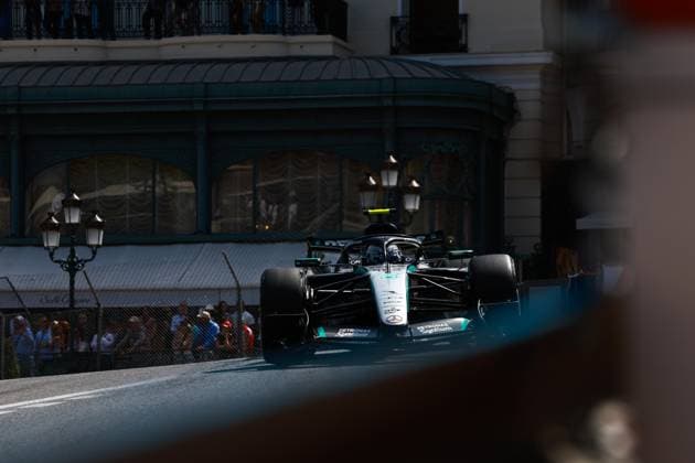 12 KIMI ANTONELLI Andrea ita , Mercedes AMG F1 Team W17, action Monte Carlo Monaco