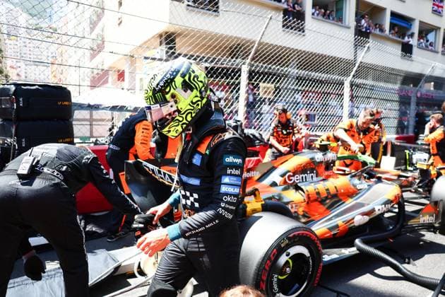 NORRIS Lando gbr , McLaren F1 Team MCL40, portrait Monte Carlo Monaco