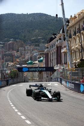 63 RUSSELL George gbr , Mercedes AMG F1 Team W17, action Monte Carlo Monaco