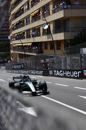 12 KIMI ANTONELLI Andrea ita , Mercedes AMG F1 Team W17, action Monte Carlo Monaco