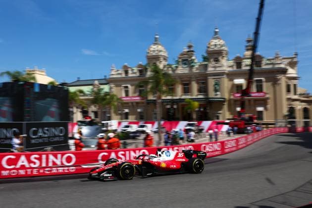16 LECLERC Charles mco , Scuderia Ferrari SF 26, action Monte Carlo Monaco