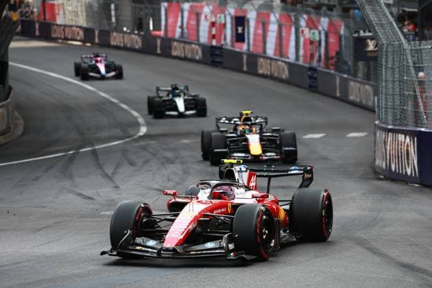 44 HAMILTON Lewis gbr , Scuderia Ferrari SF 26, action Monte Carlo Monaco