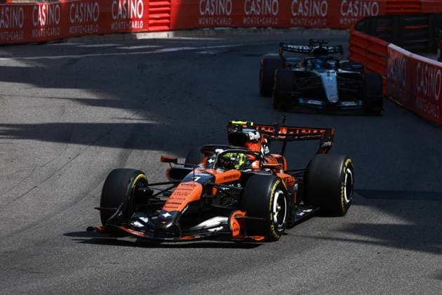 01 NORRIS Lando gbr , McLaren F1 Team MCL40, action Monte Carlo Monaco