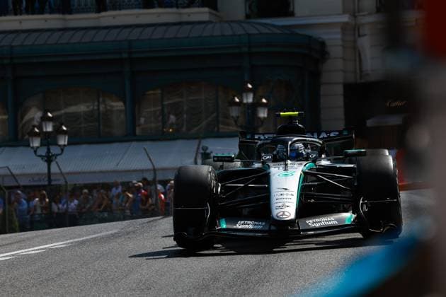 12 KIMI ANTONELLI Andrea ita , Mercedes AMG F1 Team W17, action Monte Carlo Monaco