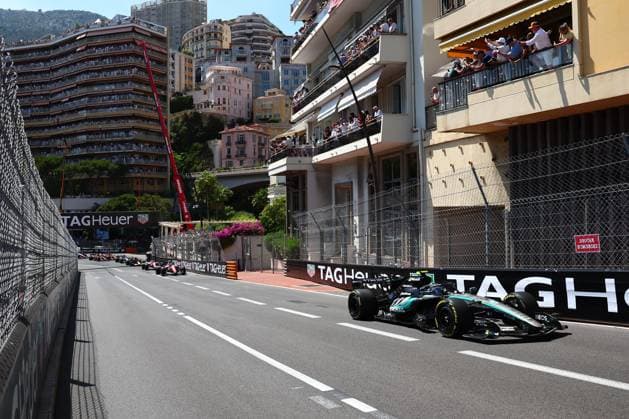 12 KIMI ANTONELLI Andrea ita , Mercedes AMG F1 Team W17, action Monte Carlo Monaco