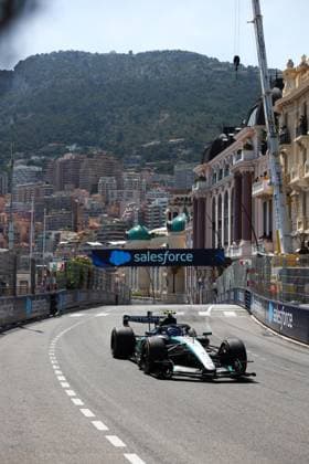 12 KIMI ANTONELLI Andrea ita , Mercedes AMG F1 Team W17, action Monte Carlo Monaco
