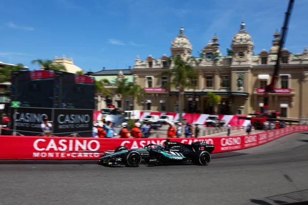 63 RUSSELL George gbr , Mercedes AMG F1 Team W17, action Monte Carlo Monaco