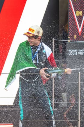 June 7, 2026, Francolino, Ferrara, Italy: Andrea Kimi Antonelli (ITA), Mercedes-AMG Petronas F1 Team 12, at the Formula 1 Louis Vuitton Grand Prix de Monaco 2026, at the Circuit de Monaco, on the podium after the race. Francolino Italy - ZUMAf187 20260607_zsp_f187_020 Copyright: xNicoloxFarinax