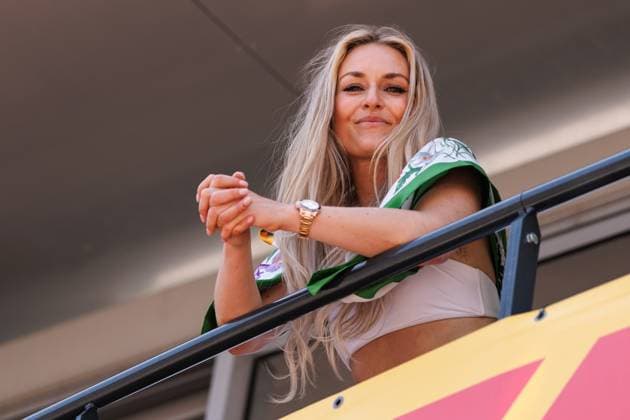 Lindsey Vonn, Monaco Grand Prix, Motorsport, Formula 1, 2026 season, 07 06 2026 Monaco Grand Prix, Motorsport, Formula 1, 2026 season, 07 06 2026 Copyright: xEibner-Pressefoto AlexanderxNeisx EP_ANS