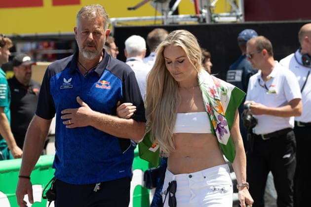 07 06 2026, xrarjax, Motorsport FIA Formula 1, Grand Prix of Monaco 2025 v l Lindsey Vonn FIA REGULATIONS PROHIBIT ANY USE OF PHOTOGRAPHS as IMAGE SEQUENCES and or QUASI VIDEO Monte Carlo MANDATORY CREDIT: Beto Issa Photos ALL RIGHTS RESERVED: www.betoissaphotos.com