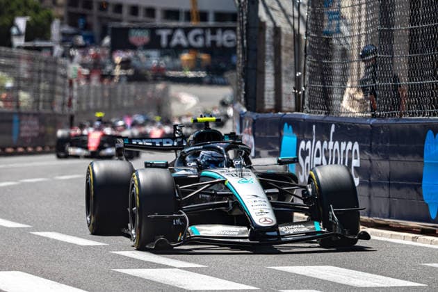 Formula One GP Monaco Sunday, June 07, 2026 Andrea Kimi Antonelli 12, Mercedes AMG Petronas F1 Team Start of the race Formula One GP Monaco Sunday, June 07, 2026 Copyright: xBEAUTIFULxSPORTS Erlhofx
