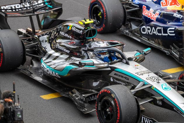 Formula One GP Monaco Sunday, June 07, 2026 Andrea Kimi Antonelli 12, Mercedes AMG Petronas F1 Team Formula One GP Monaco Sunday, June 07, 2026 Copyright: xBEAUTIFULxSPORTS Erlhofx