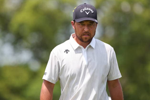 DUBLIN, OH - JUNE 07: Xander Schauffele of the United States walks toward the 10th tee during the final round of the Memorial Tournament presented by Workday at Muirfield Village Golf Club on June 7, 2026 in Dublin, OH. (Photo by Ian Johnson Icon Sportswire) GOLF: JUN 07 PGA, Golf Herren the Memorial Tournament presented by Workday EDITORIAL USE ONLY Icon260607050