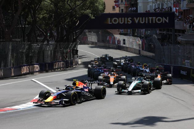 RECORD DATE NOT STATED 7th June 2026: Circuit de Monaco, Monaco: Formula One Monaco Grand Prix, Race Day; Isack Hadjar (6) of France and Oracle Red Bull Racing ArtxVega
