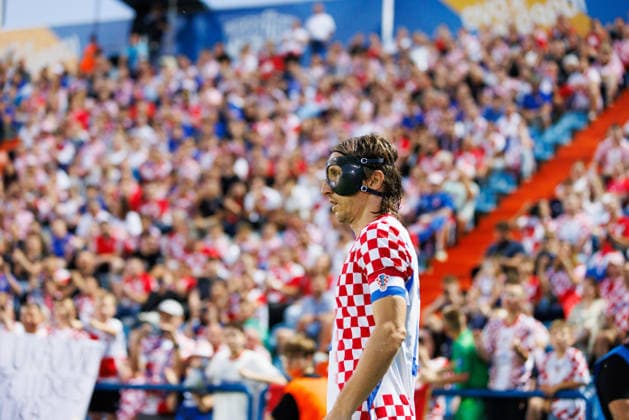 Pre World cup international friendly 2026 match between Croatia and Slovenia Luka Modric Croatia 10 seen during Pre World cup international friendly 2026 football match between Croatia and Slovenia, Stadium Varteks, Varazdin, Croatia 07 06 2026 Copyright: xBEAUTIFULxSPORTS Bosnjakovicx