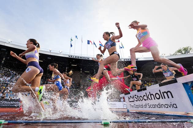 260607 Lexy Halladay Lowry of the United States competes in the women™s 3000 meter steeplechase during Bauhaus galan, part of the Diamond League series, June 7, 2026 in Stockholm Photo Maxim ThorÃ BILDBYRAN kod MT MT1057 friidrott athletics friidrett diamond league bauhaus galan bbeng Stockholm  Copyright: MAXIMxTHORE BB260607MT160