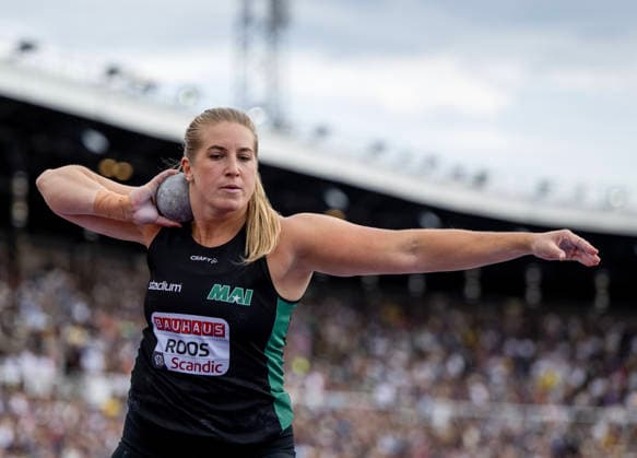 STOCKHOLM, SWEDEN 20260607 Fanny Roos, Sweden, in the womens shot put during Sundays Diamond League gala Bauhaus Gala at Stockholm Stadium STOCKHOLM SWEDEN x10430x  Copyright: xChristinexOlsson TTx DIAMOND LEAGUE STOCKHOLM 2026