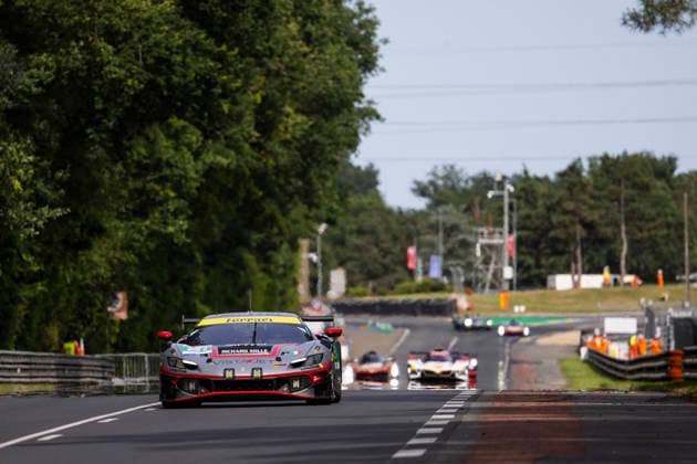 24 HEURES DU MANS 2026 - TEST DAY 21 HERIAU Francois (fra), MANN Simon (usa), ROVERA Alessio (ita), Vista AF Corse, Ferrari 296 LMGT3 Evo 21, LM GT3, action during the Test Day of the 24 Hours of Le Mans 2026, 3rd round of the 2026 FIA World Endurance Championship, on June 7, 2026 on the Circuit des 24 Heures du Mans in Le Mans, France - Le MansFrance  Copyright: xJULIENxDELFOSSEx