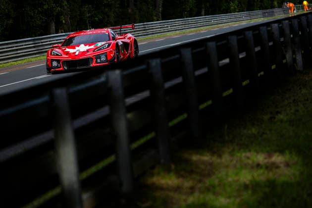 24 HEURES DU MANS 2026 - TEST DAY 13 FIDANI Orey (can), KERN Lars (ger), BELL Matthew (gbr), 13 Autosport, Corvette Z06 LMGT3.R 13, LM GT3, action during the Test Day of the 24 Hours of Le Mans 2026, 3rd round of the 2026 FIA World Endurance Championship, on June 7, 2026 on the Circuit des 24 Heures du Mans in Le Mans, France - Le MansFrance  Copyright: xJULIENxDELFOSSEx