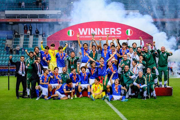 Football, U17, European Championship, Final, Belgium - Italy
