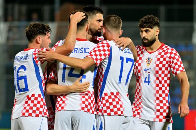 VARAZDIN, CROATIA - JUNE 07: Luka Modric of Croatia and Team Croatia celebrate score during the International men’s football Friendly match between Croatia and Slovenia at Stadium Varteks, Varazdin on June 07, 2026 in Varazdin, Croatia. (Photo by Igor Kupljenik Sports Press Photo).  Copyright: xIgorxKupljenikx xSPPx Sportspressphoto_SPR163067
