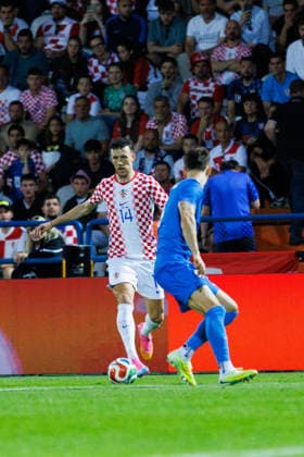 Pre World cup international friendly 2026 match between Croatia and Slovenia Ivan Perisic Croatia 14 seen in action during Pre World cup international friendly 2026 football match between Croatia and Slovenia, Stadium Varteks, Varazdin, Croatia 07 06 2026 Copyright: xBEAUTIFULxSPORTS Bosnjakovicx