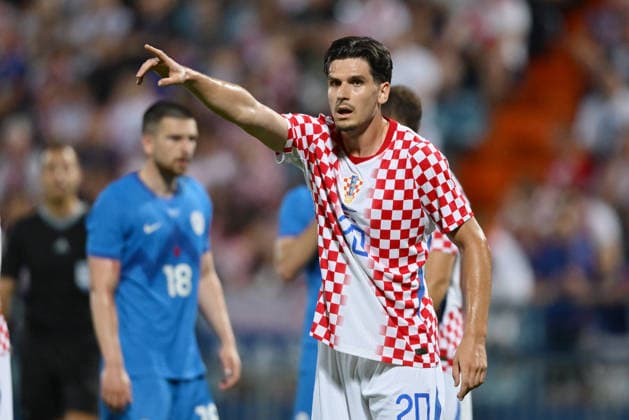 Croatia v Slovenia - International Friendly, Länderspiel, Nationalmannschaft Igor Matanovic of Croatia during the international friendly match between Croatia and Slovenia at Stadium Varteks on June 7, 2026 in Varazdin, Croatia.  IgorxSoban PIXSELL