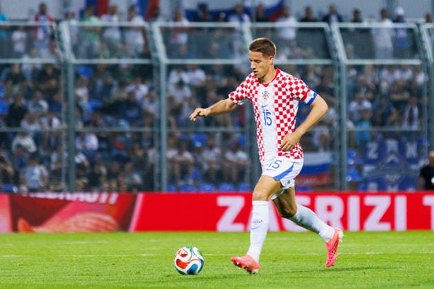 Pre World cup international friendly 2026 match between Croatia and Slovenia Mario Pasalic Croatia 15 seen during Pre World cup international friendly 2026 football match between Croatia and Slovenia, Stadium Varteks, Varazdin, Croatia 07 06 2026 Copyright: xBEAUTIFULxSPORTS Bosnjakovicx