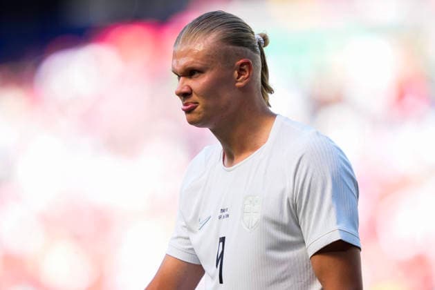 World Cup 2026 Harrison, New Jersey, USA 20260607 Norway s Erling Braut Haaland during the private international football match between Norway and Morocco at Sports Illustrated Stadium Photo Fredrik Varfjell NTB Harrison, New Jersey United States EDITORIAL USE ONLY RESTRICTED USE FOR BETTING COMPANIES  Copyright: xFredrikxVarfjellx xNTBx