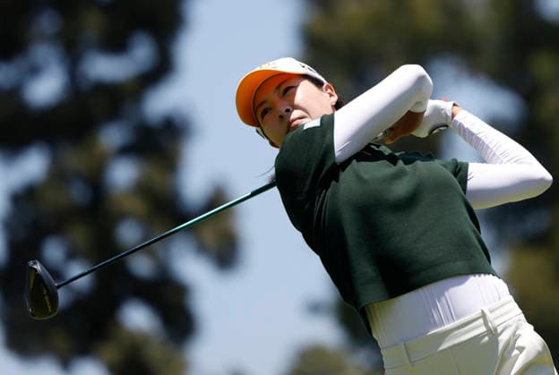 In Gee Chun of South Korea tees off on the 2nd hole during the final round of the 81st Women s U.S. Open golf championship at the Riviera Country Club in Pacific Palisades, California, on Sunday, June 7, 2026.  GLP20260607950 CAROLINExBREHMAN