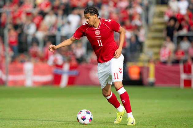 National team test match Denmark Ukraine Denmark s William Osula in action during the international football match between Denmark and Ukraine at Odense Stadium on Sunday, June 7, 2026 Photo Bo Amstrup Ritzau Scanpix , Odense Denmark Mors  Copyright: BoxAmrstrupx xRitzauxScanpix BoxAmstrupx spdk20260607-223615-L