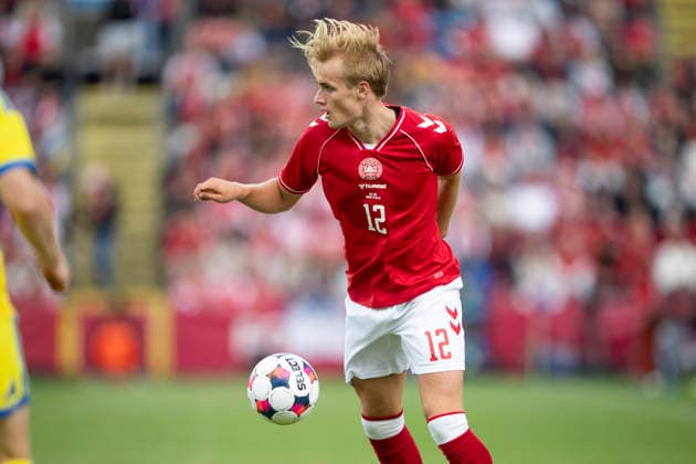 National Team Test Match Denmark Ukraine Denmark s Victor Froholdt in action during the national football match between Denmark and Ukraine at Odense Stadium on Sunday, June 7, 2026 Photo Bo Amstrup Ritzau Scanpix , Odense Denmark Mors  Copyright: BoxAmrstrupx xRitzauxScanpix BoxAmstrupx spdk20260607-223819-L