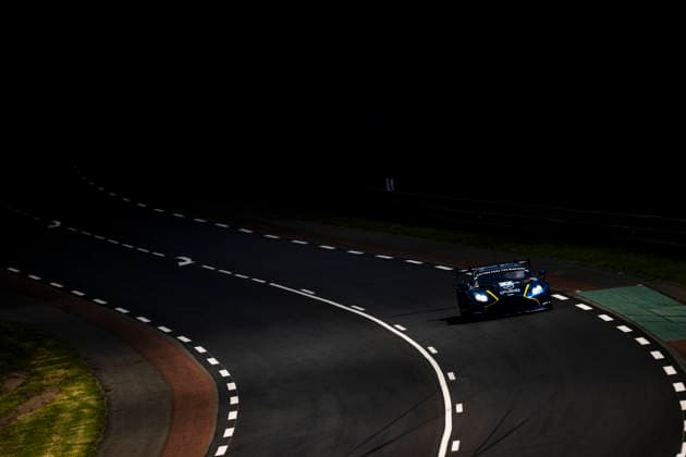 24 HEURES DU MANS 2026 - TEST DAY 27 JAMES Ian (usa), ROBICHON Zacharie (can), DRUDI Mattia (ita), Heart of Racing Team, Aston Martin Vantage AMR LMGT3 27, LM GT3, action during the Test Day of the 24 Hours of Le Mans 2026, 3rd round of the 2026 FIA World Endurance Championship, on June 7, 2026 on the Circuit des 24 Heures du Mans in Le Mans, France - Le MansFrance  Copyright: xCharlyxLopezx