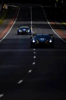 24 HEURES DU MANS 2026 - TEST DAY 23 NEWELL Gray (usa), BARRICHELLO Eduardo (bra), ADAM Jonny (gbr), Heart of Racing Team, Aston Martin Vantage AMR LMGT3 23, LM GT3, 27 JAMES Ian (usa), ROBICHON Zacharie (can), DRUDI Mattia (ita), Heart of Racing Team, Aston Martin Vantage AMR LMGT3 27, LM GT3, action during the Test Day of the 24 Hours of Le Mans 2026, 3rd round of the 2026 FIA World Endurance Championship, on June 7, 2026 on the Circuit des 24 Heures du Mans in Le Mans, France - Le MansFrance  Copyright: xCharlyxLopezx
