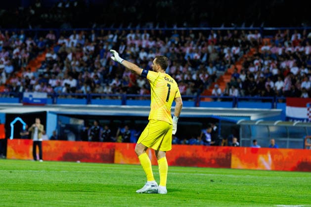 Pre World cup international friendly 2026 match between Croatia and Slovenia Jan Oblak Slovenia 1 seen during Pre World cup international friendly 2026 football match between Croatia and Slovenia, Stadium Varteks, Varazdin, Croatia 07 06 2026 Copyright: xBEAUTIFULxSPORTS Bosnjakovicx