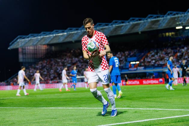 Pre World cup international friendly 2026 match between Croatia and Slovenia Luka Sucic Croatia 21 seen during Pre World cup international friendly 2026 football match between Croatia and Slovenia, Stadium Varteks, Varazdin, Croatia 07 06 2026 Copyright: xBEAUTIFULxSPORTS Bosnjakovicx