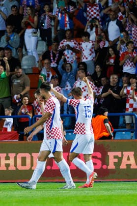 Pre World cup international friendly 2026 match between Croatia and Slovenia Mario Pasalic Croatia 15 scores goal for 2 1 and celebrates during Pre World cup international friendly 2026 football match between Croatia and Slovenia, Stadium Varteks, Varazdin, Croatia 07 06 2026 Copyright: xBEAUTIFULxSPORTS Bosnjakovicx