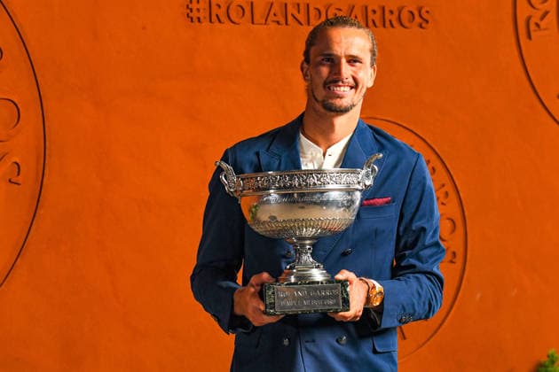 TENNIS : Photos officiel du Vainqueur - Roland Garros 2026 - Paris - 07 06 2026 Alexander Zverev (GER) ParisFrance  Copyright: xBaptistexAutissierx