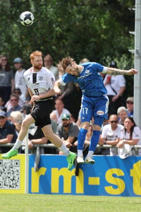 Soccer promotion match RL SW FC Eddersheim FK 03 Pirmasens 07 06 26, NILS FISCHER FCE , MANUEL GRÜNNAGEL FKP ,
